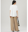 【SHIHOさんコラボ・洗える】バックサテンジョーゼットワイド パンツ