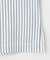 【接触冷感・UVカット・洗える】ストライプコットンハイゲージフォルムスリーブ カットソー