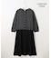 【WEB限定・洗える】シアーカーデ×ジャージードレス セット