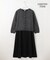 【WEB限定・洗える】シアーカーデ×ジャージードレス セット