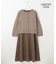 【WEB限定・洗える】シアーカーデ×ジャージードレス セット