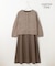 【WEB限定・洗える】シアーカーデ×ジャージードレス セット