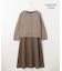 【WEB限定・洗える】シアーカーデ×ジャージードレス セット