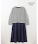 【WEB限定・洗える】シアーカーデ×ジャージードレス セット