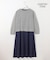 【WEB限定・洗える】シアーカーデ×ジャージードレス セット