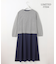 【WEB限定・洗える】シアーカーデ×ジャージードレス セット