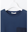 【カタログ掲載・洗える】クロッシェポケット Tシャツ