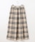 【カタログ掲載・洗える】シアーブライトチェック スカート