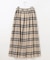 【カタログ掲載・洗える】シアーブライトチェック スカート