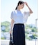 【人気素材・新色追加】ラスティックメッシュドルマンスリーブ Tブラウス