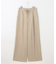 フルダルスパンマイクロピーチワイドストレート パンツ