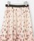 【洗える】グラデーションペタルプリント スカート