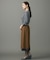 【SHIHOさん着用・洗える】バイカラーレース スカート