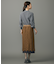 【SHIHOさん着用・洗える】バイカラーレース スカート