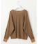 【カタログ掲載・洗える】ファインウールカシミヤドルマンシルエット ニット