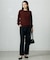 【カタログ掲載・洗える】ファインウールカシミヤクルーネック ニット
