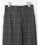 TRギャバ裏起毛チェック柄ワイド パンツ