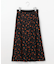 【洗える】マルチポルカドットプリント スカート