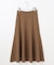 【カタログ掲載・洗える】ウールミラノニットフレア スカート