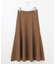 【カタログ掲載・洗える】ウールミラノニットフレア スカート