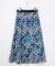 【SHIHOさん着用】アートタッチフラワープリント スカート