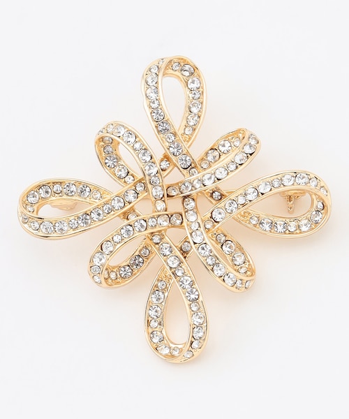 カタログ掲載】ビジューカーブ ブローチ｜ジユウクの通販｜&mall