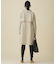 コットンナイロンタッサースタンドカラー コート