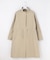 コットンナイロンタッサースタンドカラー コート