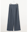 【セットアップ対応】ソフトリネンダンガリーワイド パンツ