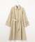 コットンナイロンバルカラー コート