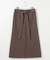 ブラッシュドコットンサテンナロー スカート