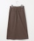 ブラッシュドコットンサテンナロー スカート