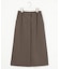 【カタログ掲載】ブラッシュドコットンサテンナロー スカート