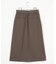 【カタログ掲載】ブラッシュドコットンサテンナロー スカート