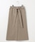 ブラッシュドコットンサテンナロー スカート