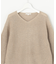 リネンミドルゲージプルオーバー ニット