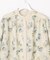 エアリーローン花柄プリント ブラウス