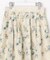 エアリーローン花柄プリント スカート