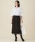テープエンブロイダリー スカート