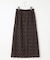 テープエンブロイダリー スカート