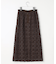 テープエンブロイダリー スカート