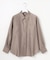 【カタログ掲載・羽織りとしても】シャイニーオーガンジーシアー シャツ
