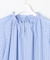 【ご好評素材・新型追加】リヨセルポプリンフリル ブラウス