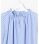 【ご好評素材・新型追加】リヨセルポプリンフリル ブラウス