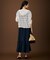 【WEB限定・1枚で華やぐ・旬スタイル】テクスチャーレーシージップ パーカー
