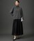 【SHIHOさん着用・軽やかに揺れる・上品】シアープリーツ スカート