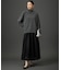 【SHIHOさん着用・軽やかに揺れる・上品】シアープリーツ スカート