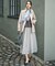 【SHIHOさん着用・軽やかに揺れる・上品】シアープリーツ スカート