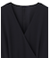 【洗える】SENTIER / バックサテンカシュクールワンピース