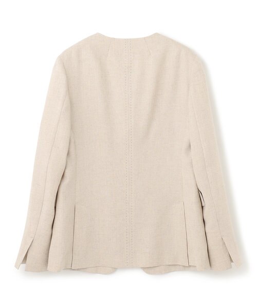 S-size】CAROLE / ノーカラージャケット｜ベイジの通販｜&mall（アンド